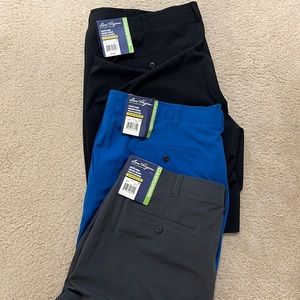 Ben Hogan golf performance shorts- 3 pack black, grey and blue. Brand new.